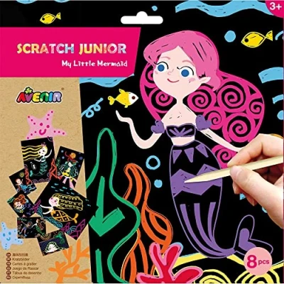 Image of Avenir CH1677 Scratch Junior Little Mermaid, Mixed Colours