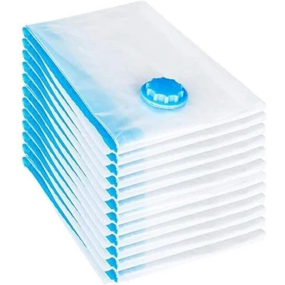 Image of 10PCS 50X60CM Vacuum Storage Bags for Clothes Reusable Sealer with Zip Seal Travel Space Saver