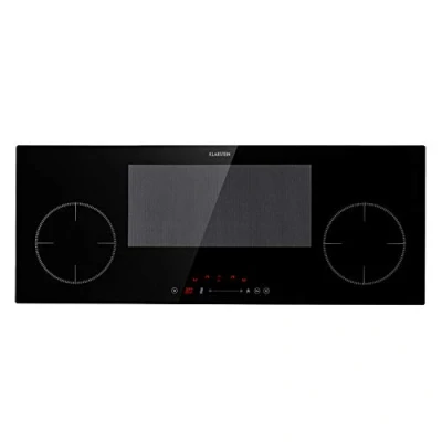 Image of Klarstein Induction Hob, 7000W Electric Hob Cooker, 4 Ring Pan Built In Table Top Cookers w/ Hobs, Touch Control, Heater Cooktops, Hot Plates for Cooking