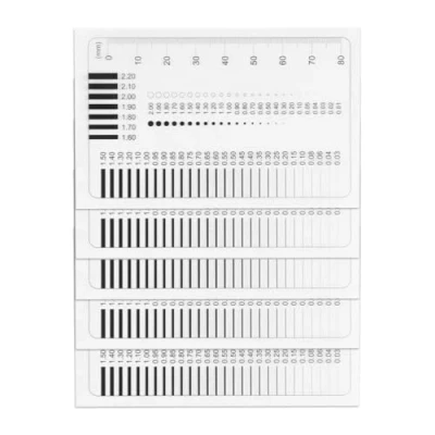 Image of Mountlaser Crack Monitor, Measuring Tool, Width Ruler, Gap Pack of 5