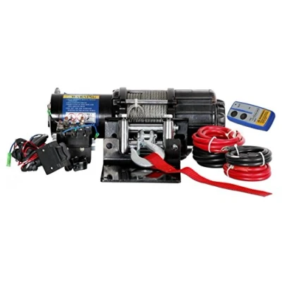 Image of Berger + Schröter 31767 Professional Winch, 12 V, Steel Cable