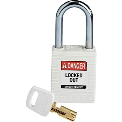 Image of SafeKey Nylon Padlock, 38mm x 84mm 19mm, White