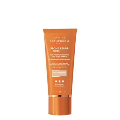 Image of Institut Esthederm Bronz Repair Tinted Protective Anti Wrinkle and Firming Face Care Strong Sun 50ml