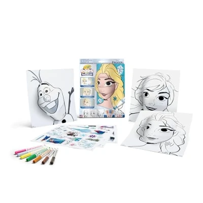 Image of CRAYOLA POPS 04 0742 Disney Frozen 3D Activity Set for Colouring and Drawing Creation Creative Gift Children from 6 Years