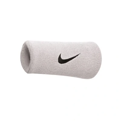 Image of NIKE WRISTBAND SWOOSH JUMBO WHITE/BLACK