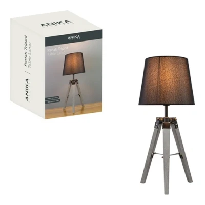 Image of Anika Parlak Tripod Table Lamp Black