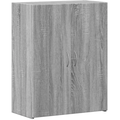 Image of vidaXL File Cabinet Grey Sonoma 60x32x77.5 cm Engineered Wood