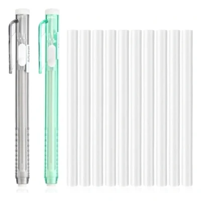 Image of Osmond 12pcs Retractable Eraser Mechanical Pen Pencil Artist School Office Drawing Writing