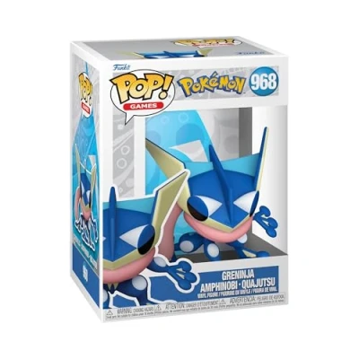 Image of Funko POP! Games: Pokemon Greninja Collectable Vinyl Figure Gift Idea Official Merchandise Toys for Kids &amp; Adults Video Games Fans Model Collectors and Display