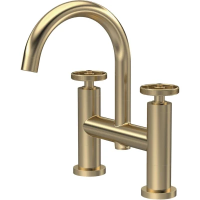 Image of Hudson Reed Revolution Brass Bath Filler Tap