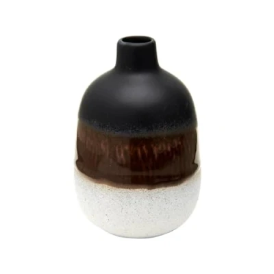 Image of Sass &amp; Belle Mojave Glaze Black Vase