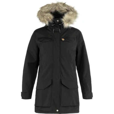 Image of Fjällräven NUUK Parka, Women&#039;s, Size: XL, Black