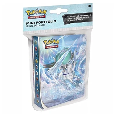 Image of Pokémon Sword &amp; Shield 6 Chilling Reign Mini Portfolio Card Game Ages 6+ 2 Players 10+ Minutes Playing Time