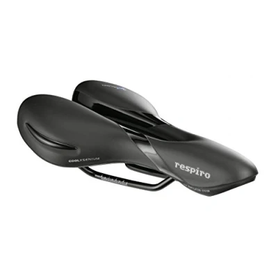 Image of Selle Royal Respiro Relaxed Soft Saddle Black, 25.6 x 22.7 cm