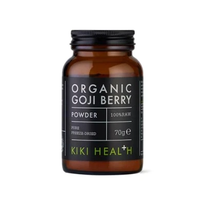 Image of KIKI Health 100% Raw Organic Goji Berry Powder 70g Premium, Certified Superfood from Qinghai Tibet Plateau High in Vitamin C &amp; Iron, Suitable for Vegans Nourish Your Body Naturally