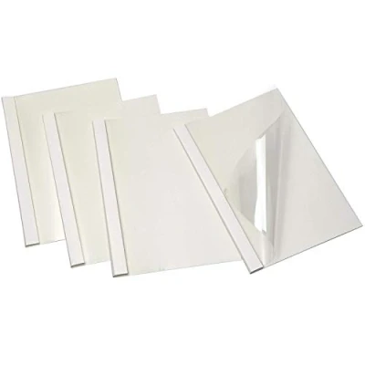 Image of RAYSON Thermal Binding Covers,15 Sheets Capacity, 2mm, A4, 125 Micron, White, Pack of 25