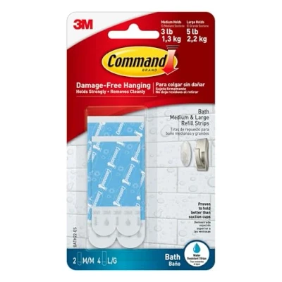 Image of Command BATH22 ES Water Resistant Refill Strips