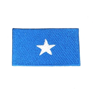 Image of Somalia National Country Flag Iron Sew on Embroidered Patch