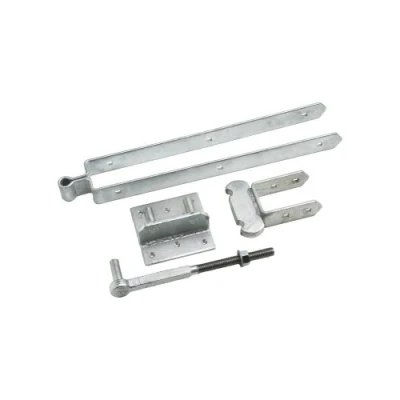 Image of Eliza Tinsley 24 inch Galvanised Rising Field Gate Hinge Set