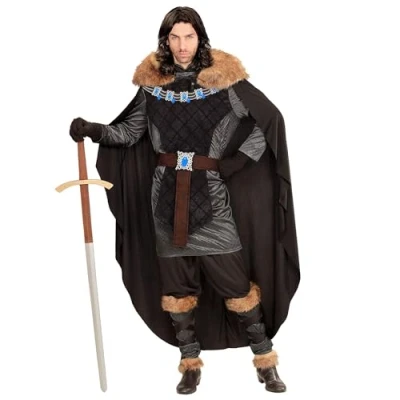 Image of &quot;MEDIEVAL PRINCE&quot; (tunic, belt, cape, leg warmers) (M)