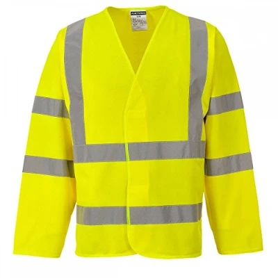 Image of Portwest Hi Vis Two Band and Brace Jacket, Size: S/M, Colour: Yellow, C473YERS/M