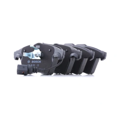 Image of 7H0698151A, 7H0698151C, 7LA698151 Brake pad set BOSCH 0 986 494 203 VOLKSWAGEN: Transporter 5, 5 Bus, Multivan (7HM