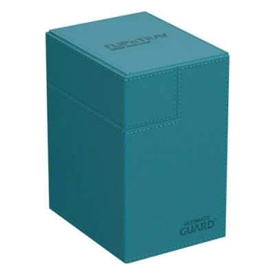Image of Ultimate Guard Flip`n`Tray 133+ XenoSkin Monocolour, Colour: Petrol Blue