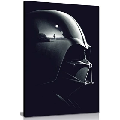 Image of Darth Vader Star Wars Canvas Wall Art Picture Print (30x20in)