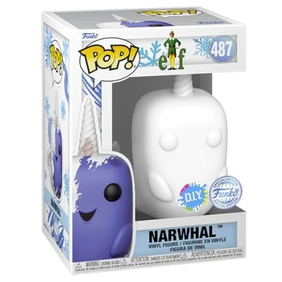 Image of Funko Elf Narwhal DIY Pop! Vinyl Collectible Figure Limited Edition Exclusive