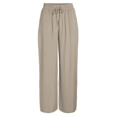 Image of Vila Women&#039;s Vipricil Rw 7/8 Pant Noos Trouser, Feather Gray, 8
