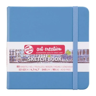 Image of Talens Art Creation Sketchbook 80 Sheets, 12 cm x Size, Lake Blue
