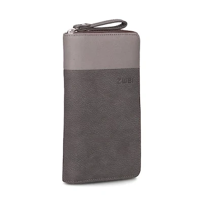 Image of Zwei EVA Wallet EV2 Nubuk Stone Unisex Adults, Stone, One Size, Casual