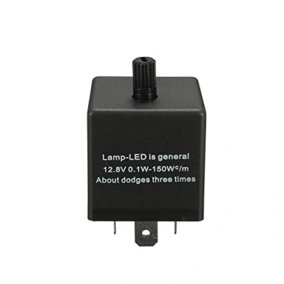 Image of ETOPARS Adjustable Speed 3 Pin CF13 Electronic Car Motorcycle Flasher Relay to fix LED light Bubls Turn Signal Hyper Flash Blink Indicator