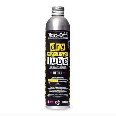 Image of Muc Off Dry Chain Lube, 300ml Bike Oil, Wax for Weather Conditions Biodegradable Lubricant and Bicycle Oil