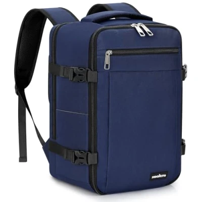 Image of MOCOCITO Underseat Cabin Bag 40x20x25cm Ideal for Ryanair Travel Backpack Carry On Laptop Fit 15.6’’ with Cable Hole Hand Luggage Bag,20L（blue）