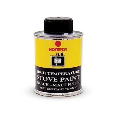 Image of Hotspot Stove Paint Black Matt 100ml
