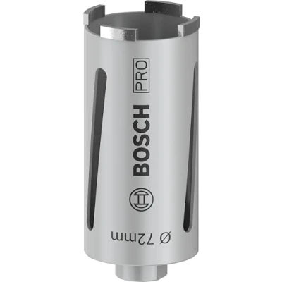Image of Bosch 2608587323 G 1/2 Inch 72/150/7 mm Diamond Dry Core Cutter with 4 Segments