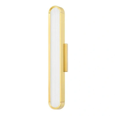 Image of Starkey Led Small Bath Bracket Brass, Glass, 2500K