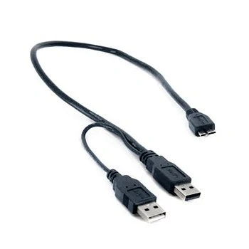Image of Oyen Digital USB 3.0 Y Cable (USB Micro B to Standard Male A) 1.5&#039;