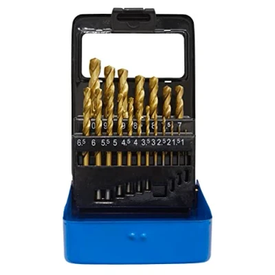 Image of Sealey HSS Fully Ground Drill Bit Set 19pc DIN 338 Metric