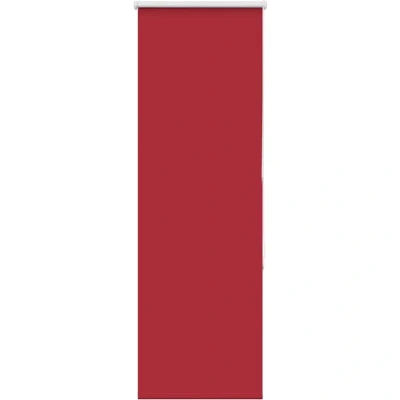 Image of vidaXL Roller Blind Blackout Red 45x175 cm Fabric Width 40.7 Polyester