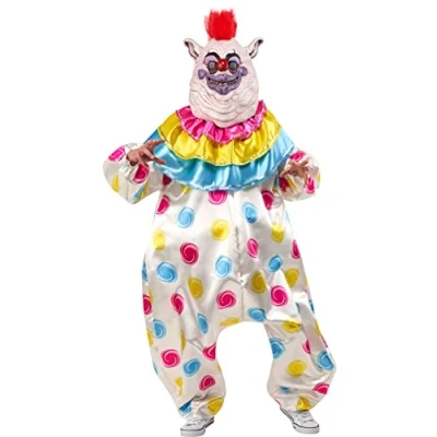 Image of Rubies 203175 Killer Klowns from Outer Space Fatso Overhead Mask Adult Costume, Shown, One Size