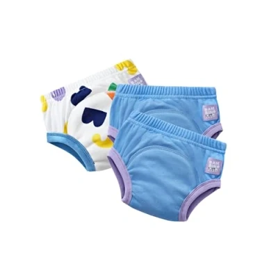 Image of Bambino Mio Potty Training Pants, 3 Pack (3 4 Years Blue Pop) Reusable for Baby and Toddler, Boys Girls