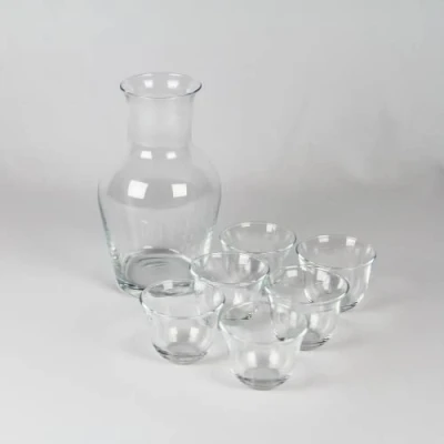 Image of Pasabahce Carafe with 6 Shot Glasses Set