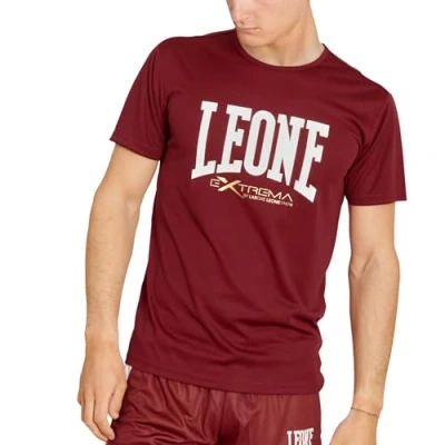 Image of LEONE 1947 Logo T Shirts, Bordeaux, XL