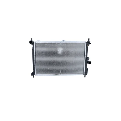 Image of 1300096, 1300103, 90323240, 90353025 Engine radiator NRF 50126 Aluminium 530mm 346mm 42mm with mounting parts Brazed cooling fins