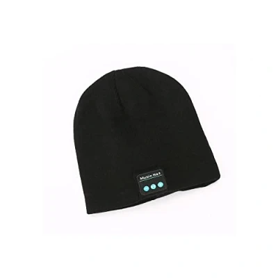 Image of ROSETOR 1pc Bluetooth Beanie Mens,Women Gifts,Bluetooth Hat,Headphones Black
