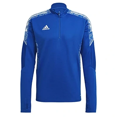 Image of adidas Men&#039;s CON21 TR TOP Pullover, Team Royal Blue/White, M