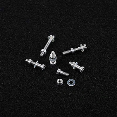 Image of Alnicov 6PCS Turntable Headshell Cartridge Stylus Mounting Kit Metal Screw Bolt Nut Washer Set Lp Record Player Accessories