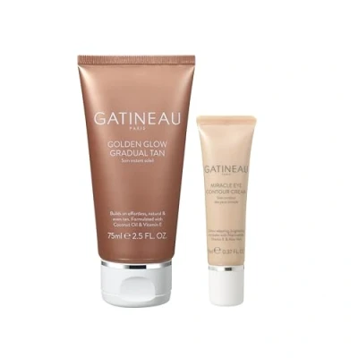 Image of Gatineau Miracle Eye Contour Cream (11ml) + Golden Glow Gradual Tan (75ml) Duo Beauty Skincare Treatments